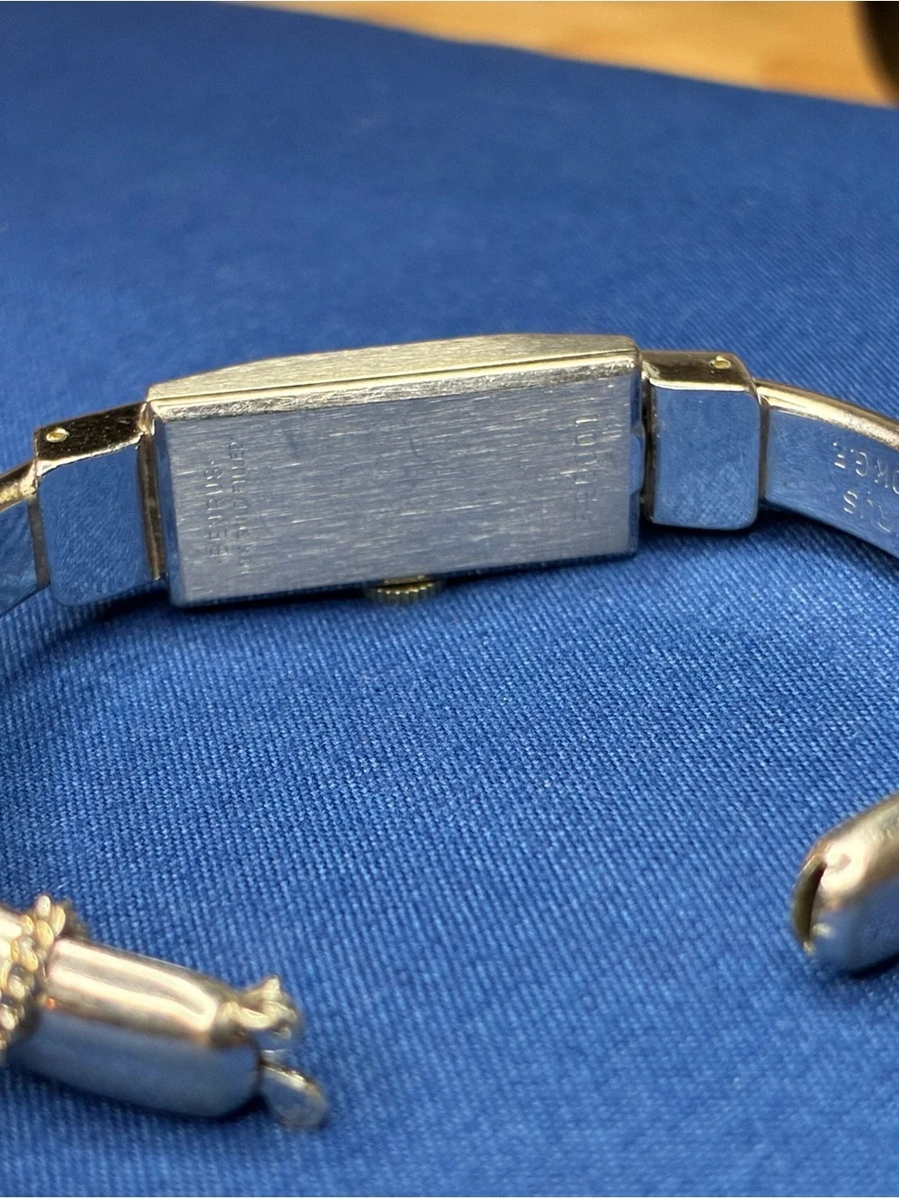 Vintage Benrus 10k GF Women's Bangle Watch - Silver